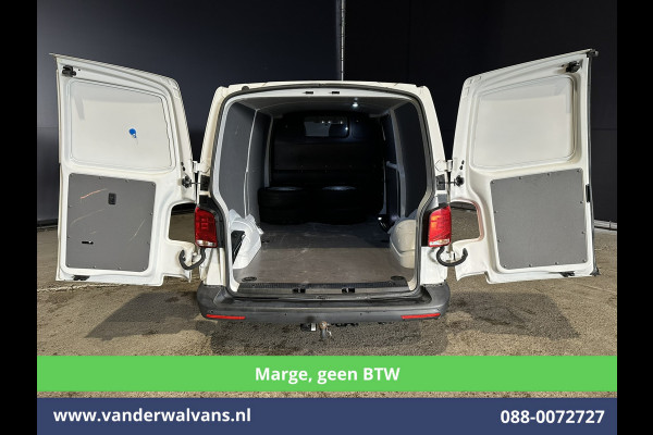 Volkswagen Transporter 2.0 TDI 150pk **Marge, GEEN BTW** L2H1 Euro6 Airco | 2500kg Trekhaak | Cruisecontrol | Stoelverwarming Parkeersensoren, Bijrijdersbank