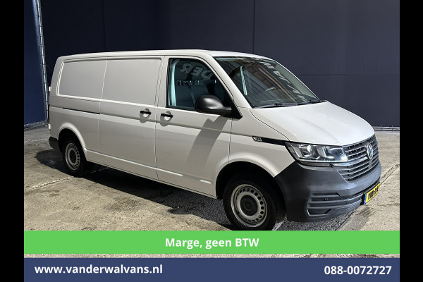 Volkswagen Transporter 2.0 TDI 150pk **Marge, GEEN BTW** L2H1 Euro6 Airco | 2500kg Trekhaak | Cruisecontrol | Stoelverwarming Parkeersensoren, Bijrijdersbank