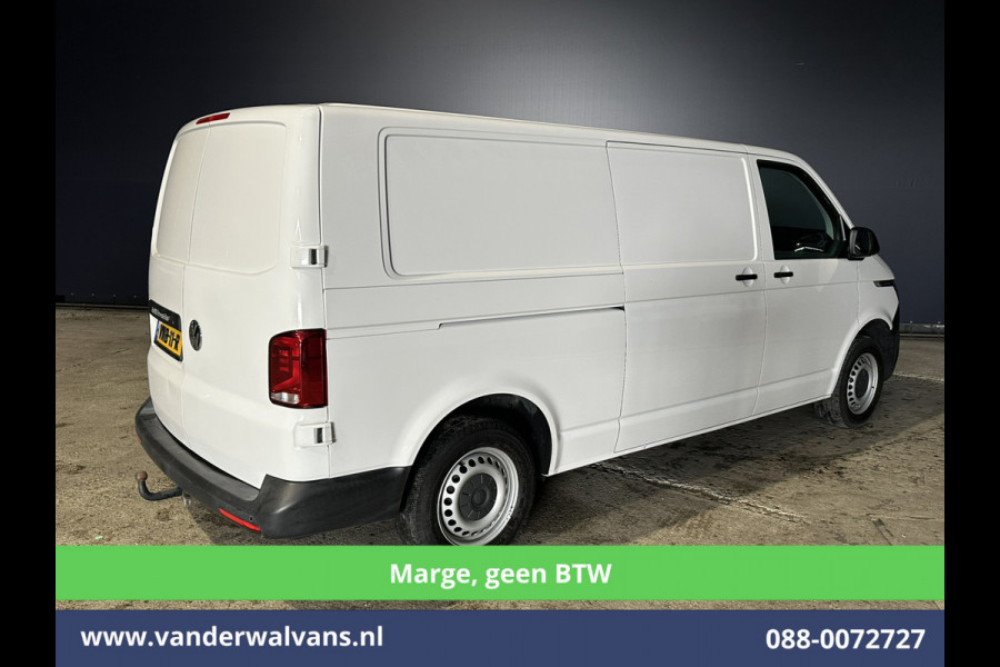 Volkswagen Transporter 2.0 TDI 150pk **Marge, GEEN BTW** L2H1 Euro6 Airco | 2500kg Trekhaak | Cruisecontrol | Stoelverwarming Parkeersensoren, Bijrijdersbank