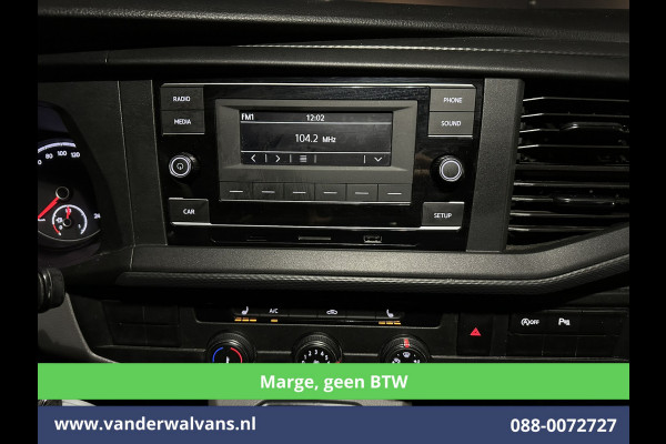 Volkswagen Transporter 2.0 TDI 150pk **Marge, GEEN BTW** L2H1 Euro6 Airco | 2500kg Trekhaak | Cruisecontrol | Stoelverwarming Parkeersensoren, Bijrijdersbank