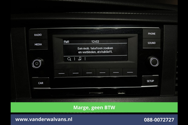 Volkswagen Transporter 2.0 TDI 150pk **Marge, GEEN BTW** L2H1 Euro6 Airco | 2500kg Trekhaak | Cruisecontrol | Stoelverwarming Parkeersensoren, Bijrijdersbank