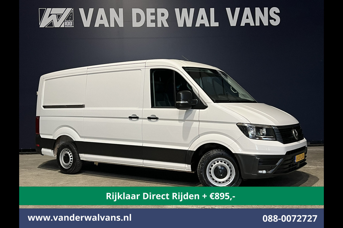 Volkswagen Crafter 2.0 TDI 141pk L3H2 L2H1 Euro6 *Rijklaar Direct Rijden* Airco | Navigatie | Camera | Apple Carplay Android Auto, Parkeersensoren, Bijrijdersbank