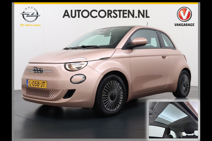 Fiat 500 Icon 42 kWh SOH 89% Panoramadak Navi Apple Carplay Android Auto Ecc Cruise Control Pdc Lmv 16" Lane Control Traffic Sign Recognition DAB Led SOH 89% Origineel Nederlandse Auto
