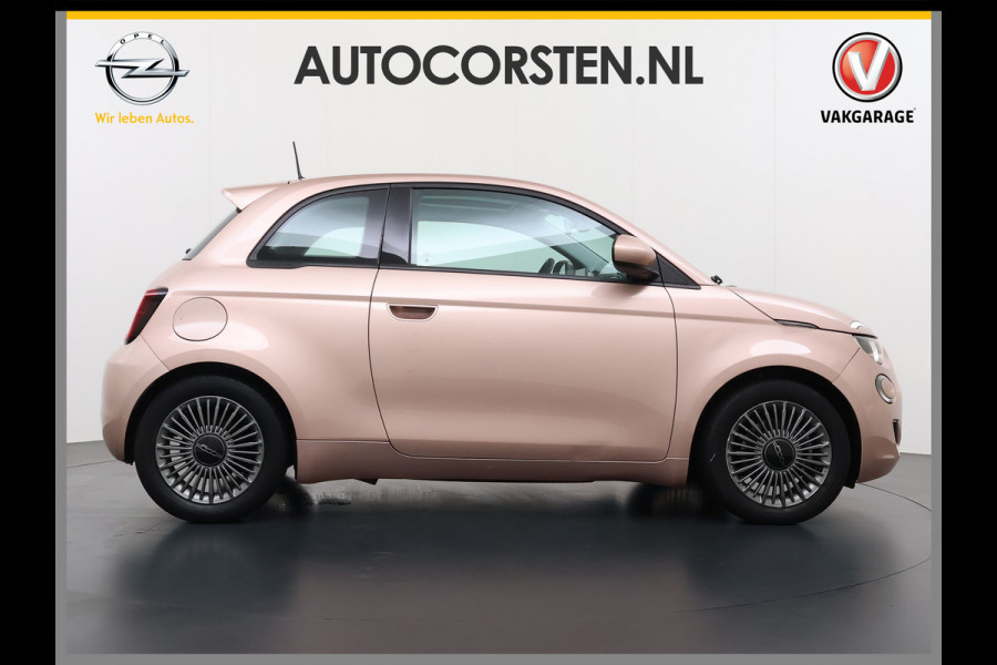 Fiat 500 Icon 42 kWh SOH 89% Panoramadak Navi Apple Carplay Android Auto Ecc Cruise Control Pdc Lmv 16" Lane Control Traffic Sign Recognition DAB Led SOH 89% Origineel Nederlandse Auto
