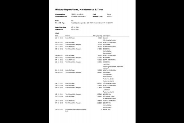 Kia Ceed Sportswagon 1.6 GDI PHEV DynamicLine|AUTOMAAT|AFN.TREKHAAK|CARPLAY|CAMERA|CLIMATE+CRUISE|NL-AUTO|NAP|1e EIG.|INCL.BTW|