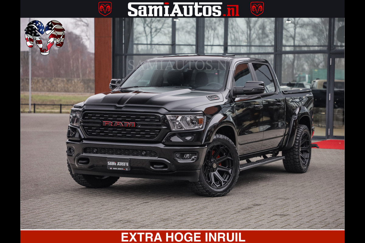 Dodge Ram SPORT | 5.7 V8 4x4 HEMI | PANORAMA DAK | GROOTSCHEM 12 INCH | LPG | Diamond Black Pearl | CREW CAB | DUBBELE CABINE | 5 PERSOONS | DC | VOORRAAD NR 2558 - 6047