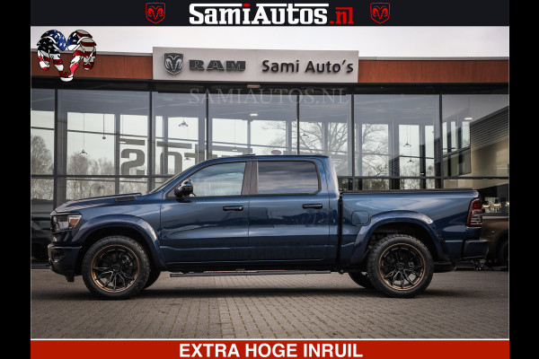Dodge Ram SPORT | 5.7 V8 4x4 HEMI | PANORAMA DAK | GROOTSCHEM 12 INCH | LPG | Patriot Blue CREW CAB | DUBBELE CABINE | 5 PERSOONS | DC | VOORRAAD NR 2560 - 3327