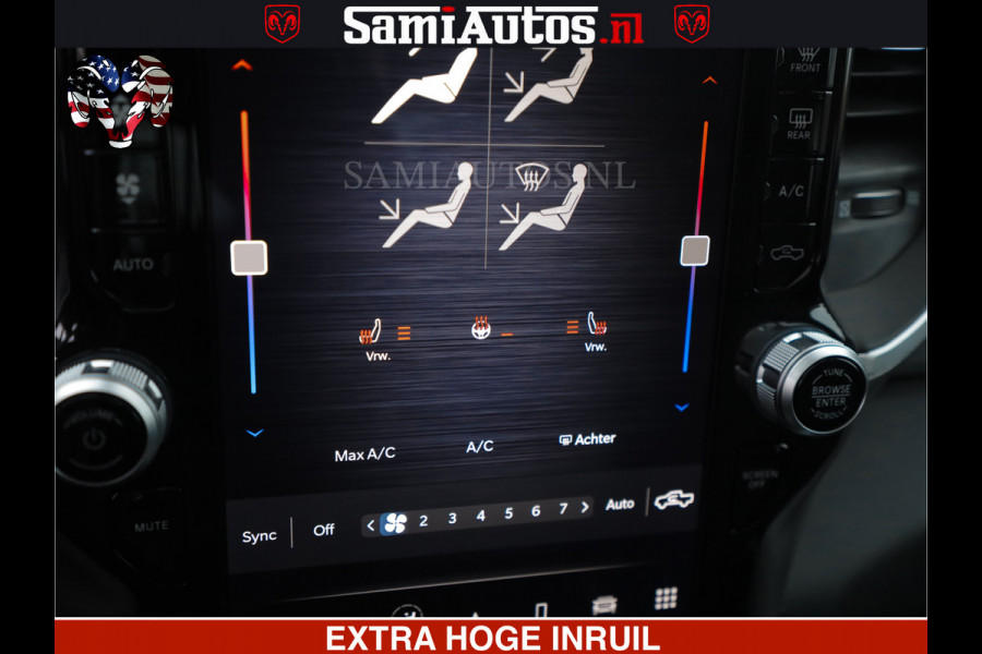 Dodge Ram SPORT | 5.7 V8 4x4 HEMI | PANORAMA DAK | GROOTSCHEM 12 INCH | LPG | Patriot Blue CREW CAB | DUBBELE CABINE | 5 PERSOONS | DC | VOORRAAD NR 2560 - 3327