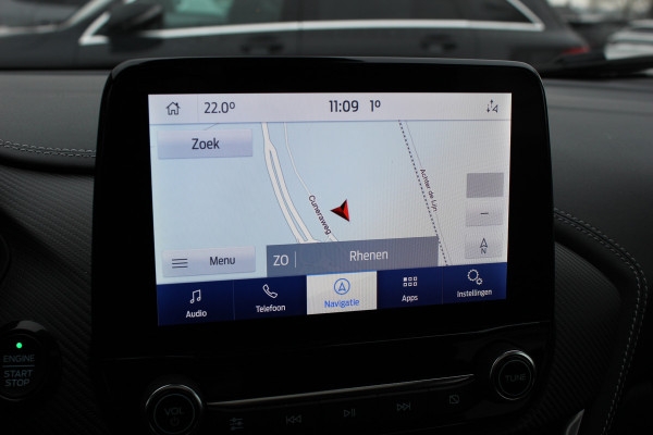 Ford Puma 1.0 EcoBoost Hybrid ST-Line X Vignale 155pk / NL Auto! / Full option! / Trekhaak / Panoramadak / Camera / Leder / CarPlay / B&O / 18'' / Keyless / Stuur+Stoelverwarming / Dodehoek / DAB / Verwarmde voorruit / ACC