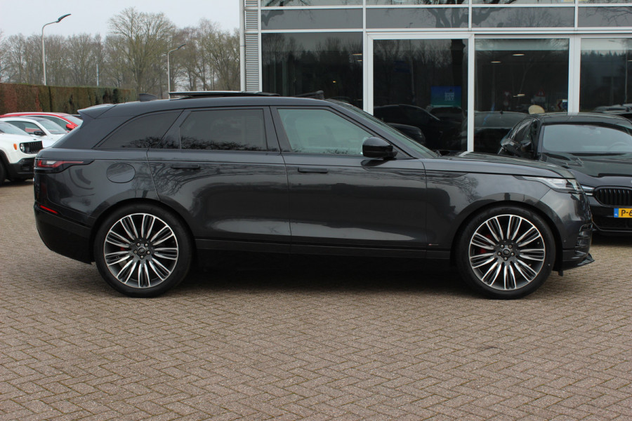 Land Rover Range Rover Velar 3.0 V6 SC AWD R-Dynamic S / Panoramadak / Camera / Leder / Meridian / 21'' / Stoelventilatie+Massage / Entertainment System / Keyless / Navigatie / Stoelverwarming 4x / Cruise Control
