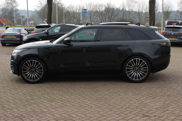 Land Rover Range Rover Velar 3.0 V6 SC AWD R-Dynamic S / Panoramadak / Camera / Leder / Meridian / 21'' / Stoelventilatie+Massage / Entertainment System / Keyless / Navigatie / Stoelverwarming 4x / Cruise Control
