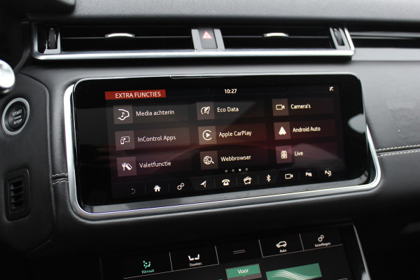 Land Rover Range Rover Velar 3.0 V6 SC AWD R-Dynamic S / Panoramadak / Camera / Leder / Meridian / 21'' / Stoelventilatie+Massage / Entertainment System / Keyless / Navigatie / Stoelverwarming 4x / Cruise Control
