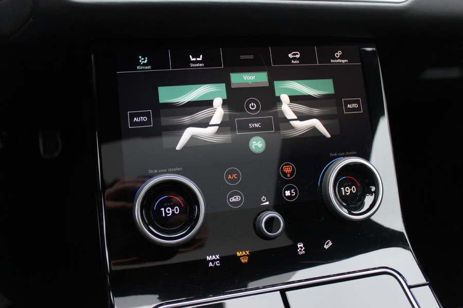 Land Rover Range Rover Velar 3.0 V6 SC AWD R-Dynamic S / Panoramadak / Camera / Leder / Meridian / 21'' / Stoelventilatie+Massage / Entertainment System / Keyless / Navigatie / Stoelverwarming 4x / Cruise Control