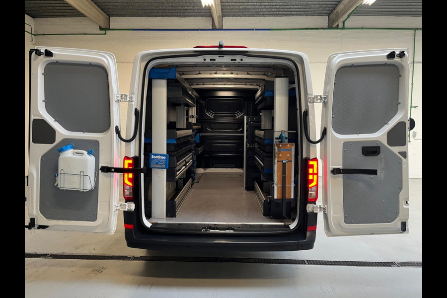 Volkswagen Crafter Automaat DSG Servicewagen 35 2.0 TDI 140pk euro6 L3H2 oude L2H1 Highline 3Persoons Sortimo, V230, RIJKLAARPRIJS