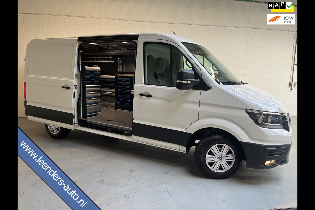 Volkswagen Crafter Automaat DSG Servicewagen 35 2.0 TDI 140pk euro6 L3H2 oude L2H1 Highline 3Persoons Sortimo, V230, RIJKLAARPRIJS