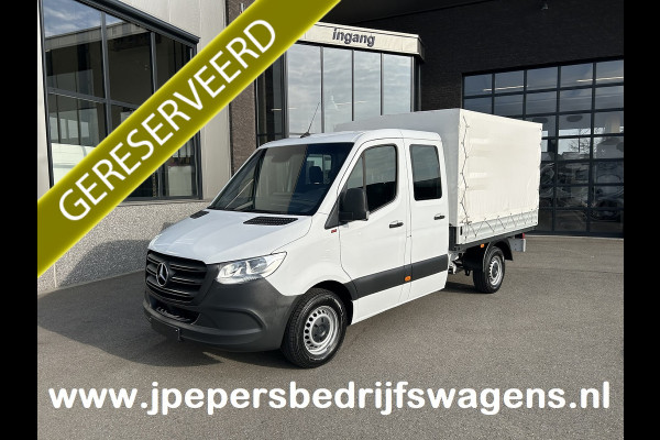 Mercedes-Benz Sprinter 315 CDI L2 D.C. Open laadbak / Trekhaak / MBUX / Carplay navigatie / Cruise control / Airco