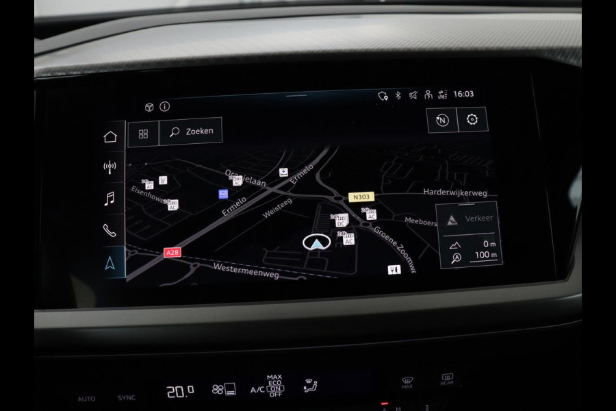 Audi Q4 e-tron 35 Launch edition Advanced Plus 55 kWh | Panoramadak | Stoelverwarming | Adaptive cruise | Matrix LED | Warmtepomp | Navigatie | Carplay | Sportstoelen