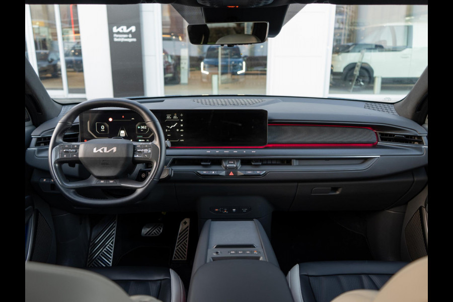 Kia EV9 Launch Edition GT-Line AWD 99.8 kWh | Speciale kleur | 7-Pers. | 21" | Head-Up | Stoel-/Stuurverwarming | Premium Audio | Schuif-/kanteldak | Adapt. Cruise | Matte blauw