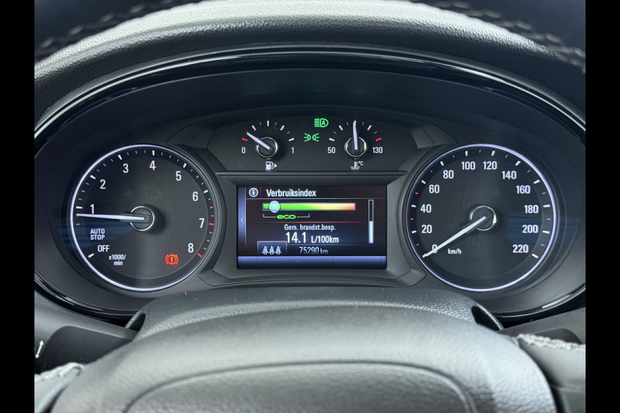 Opel Mokka X 1.4 Turbo 141PK Leder AGR Comfort Stoelen Navi Camera Ecc Cruise Control Schuif-kanteldak Apple Carplay Android Auto Bi-Fuel Onl Stoel+Stuurverwarming Lmv Led Privacy Glas Pdc Zeer luxe en complete Opel Mokka!