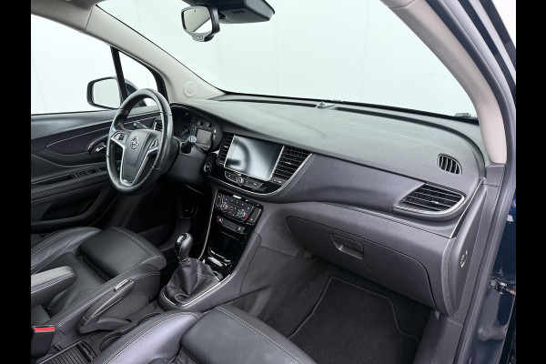 Opel Mokka X 1.4 Turbo 141PK Leder AGR Comfort Stoelen Navi Camera Ecc Cruise Control Schuif-kanteldak Apple Carplay Android Auto Bi-Fuel Onl Stoel+Stuurverwarming Lmv Led Privacy Glas Pdc Zeer luxe en complete Opel Mokka!
