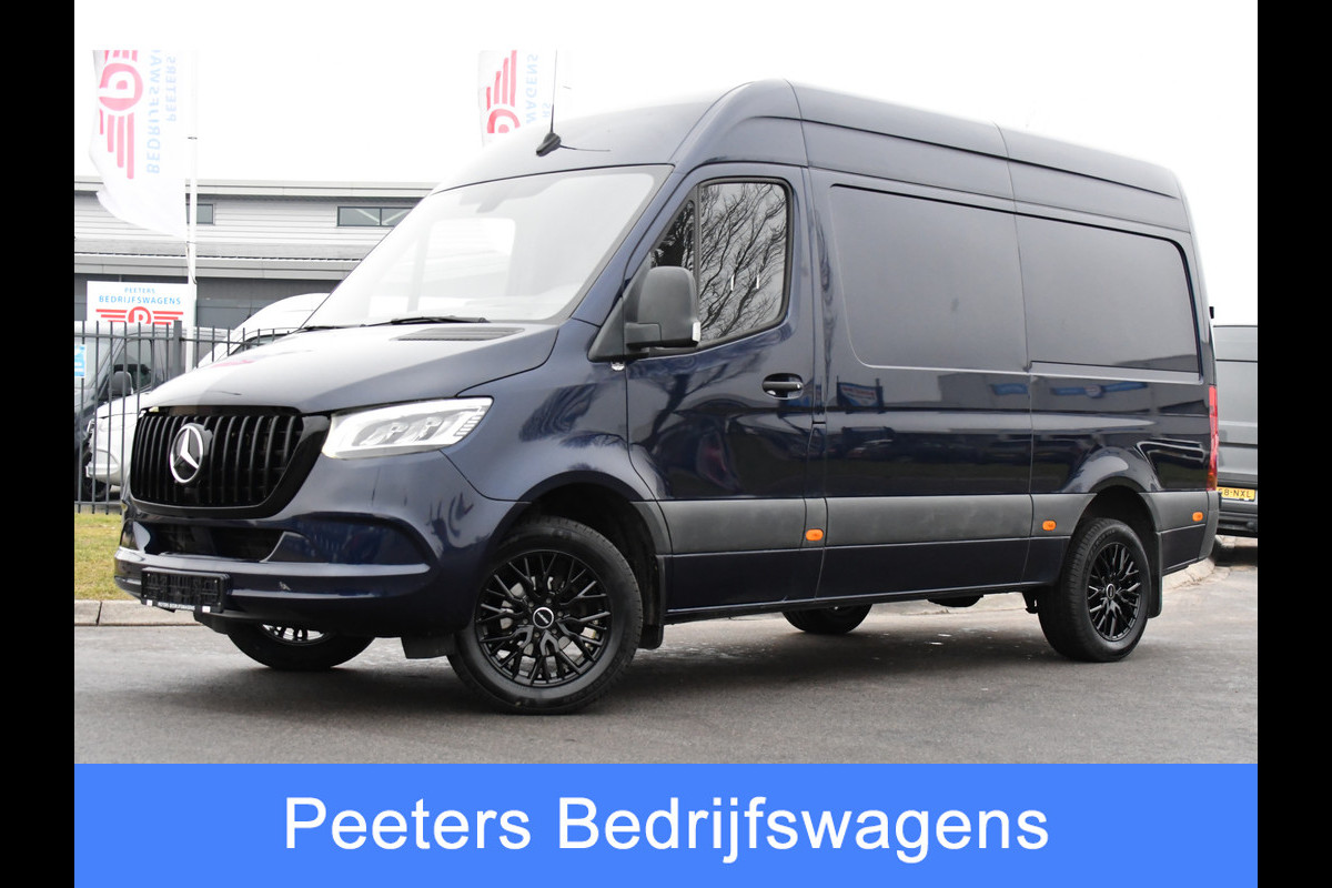 Mercedes-Benz Sprinter 317 1.9 CDI L2H2 RWD PB Edition Cruise, Camera, Carplay, Stoelverwarming, 170pk, Automaat, Trekhaak, Standkachel, Leder, Uniek!
