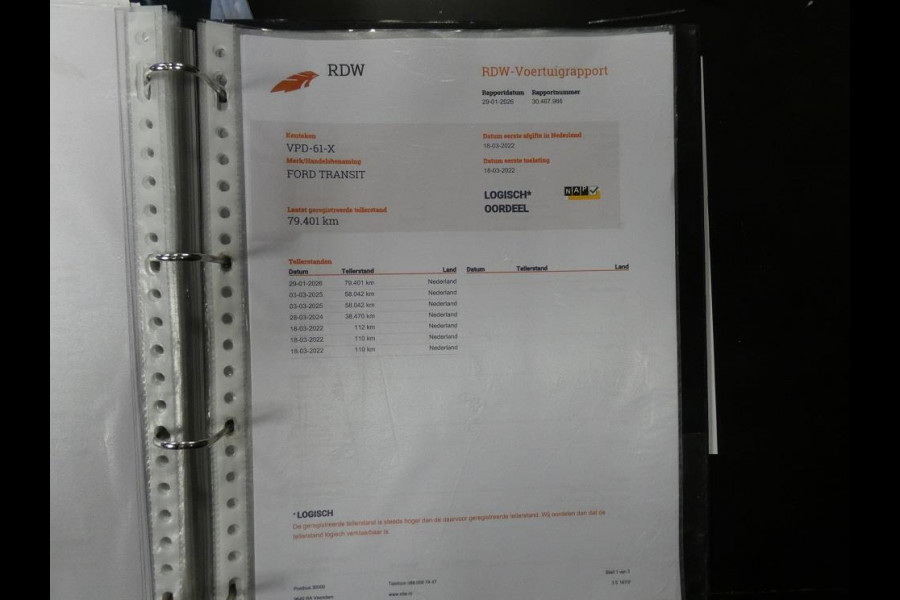 Ford Transit 310 2.0 TDCI L2H2 Trend*autom*navi/cam* 3-zits*