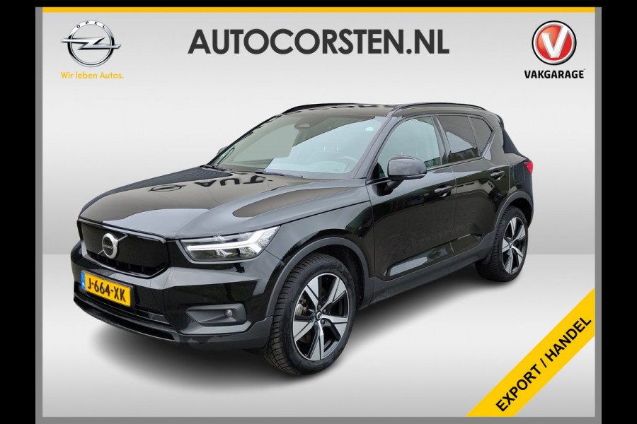 Volvo XC40 Recharge P8 AWD 408pk R-Design SOH 90% Adap.Cruise Navi Ecc Camera Apple Carplay Android Auto Pdc Stoelverwarming Lmv 19" Privacy Glas Google Maps DAB+ Origineel Nederlandse Auto Nieuwprijs  €59.825,-