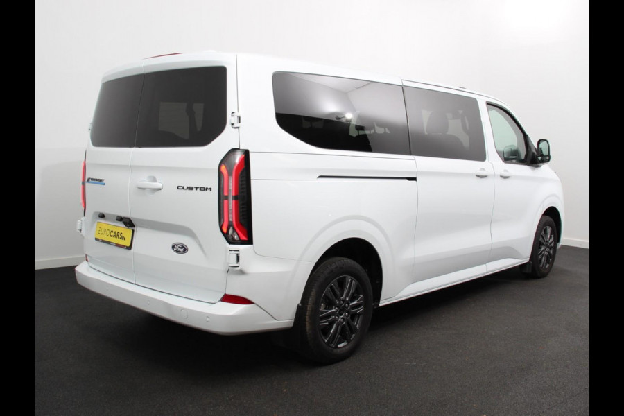Ford Transit Custom 340 L2H1 Limited 65 kWh 8 persoons Cruise Control | Airco | Lichtmetalen Velgen | Extra getint glas