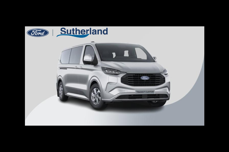 Ford Transit Custom 340 2.5 PHEV L2H1 Limited 233pk |  Kombi | Incl. BTW/BPM | Dubbele zijschuifdeur | Privacy Glass | Inklapbare trekhaak | 17 inch lichtmetalen velgen | Driver Assistance Pack Premium | Verwarmbaar stuurwiel