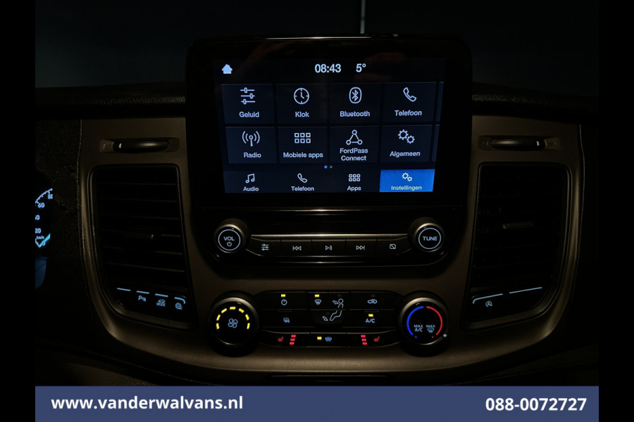 Ford Transit Custom 2.0 TDCI 130pk L2H1 Euro6 Airco | Camera | Apple Carplay | LED | Cruisecontrol | 2800kg Trekhaak Android Auto, Stoelverwarming, Verwarmde voorruit, Parkeersensoren