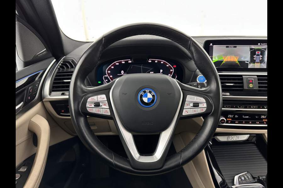 BMW iX3 High Executive 80 kWh [ 3-Fase-11kW ] {SOH-96%} (INCL-BTW) Aut. *PANO | LEATHER | HARMAN/KARDON | FULL-LED | BLINDSPOT | MEMORY-PACK | DIGI-COCKPIT | HEATED-SPORTSEATS | KEYLESS | TOPVIEW | DAB+ | NAVI-FULLMAP | HEAD-UP | 20''ALU*