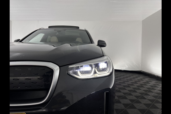 BMW iX3 High Executive 80 kWh [ 3-Fase-11kW ] {SOH-96%} (INCL-BTW) Aut. *PANO | LEATHER | HARMAN/KARDON | FULL-LED | BLINDSPOT | MEMORY-PACK | DIGI-COCKPIT | HEATED-SPORTSEATS | KEYLESS | TOPVIEW | DAB+ | NAVI-FULLMAP | HEAD-UP | 20''ALU*