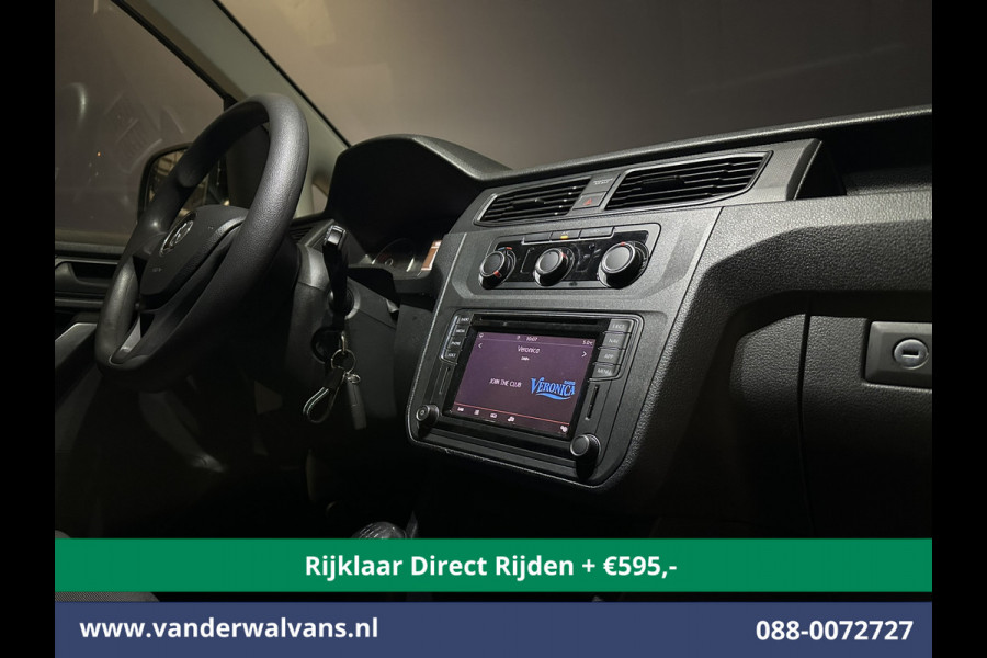 Volkswagen Caddy 2.0 TDI L2H1 Maxi Euro6 *Rijklaar Direct Rijden* Airco | LM velgen | Navigatie | Apple Carplay | Android Auto Zijdeur
