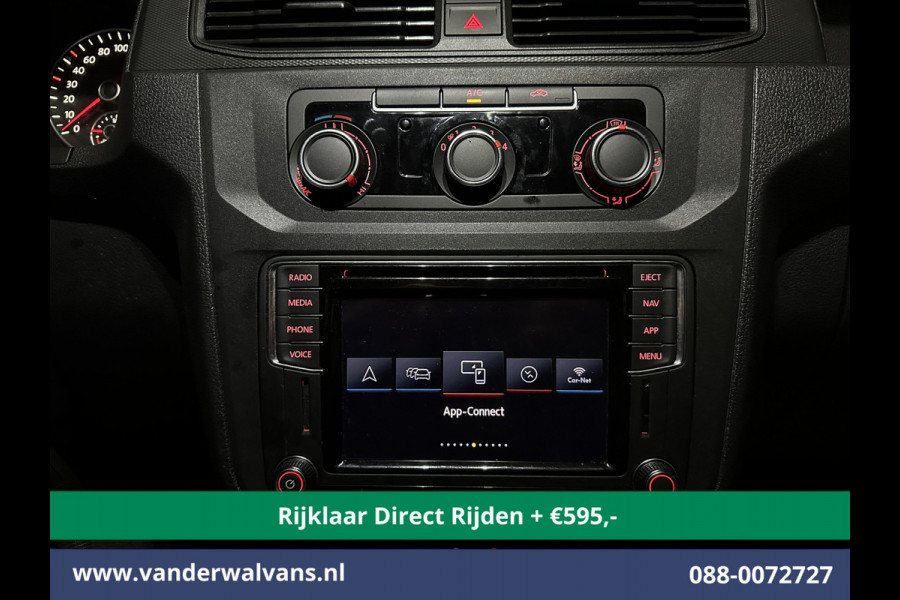 Volkswagen Caddy 2.0 TDI L2H1 Maxi Euro6 *Rijklaar Direct Rijden* Airco | LM velgen | Navigatie | Apple Carplay | Android Auto Zijdeur