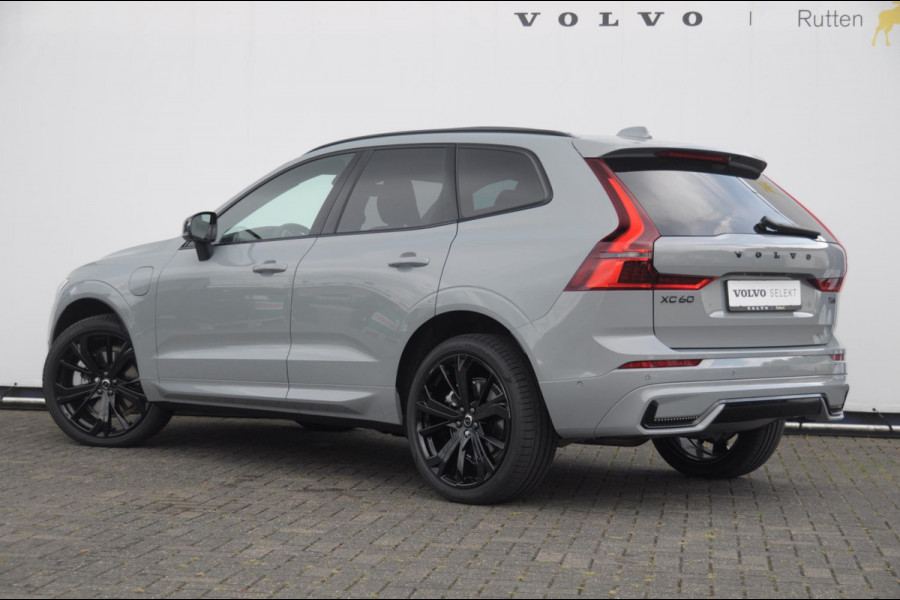 Volvo XC60 T8 455PK Facelift AWD Plus Black Edition Head up display / Luchtvering / Trekhaak / Apple Carplay / Adaptive cruise control / Panorama dak / Sportstoelen / Elektrisch bedienbare bestuurderstoel met geheugen / Keyless Entry / Elektrische achterklep