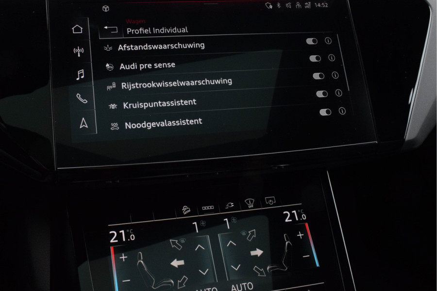 Audi e-tron S Quattro 371kW / Luchtvering/ Standkachel/ Bang & Olufsen Sound System/ Trekhaak/ Panoramadak/