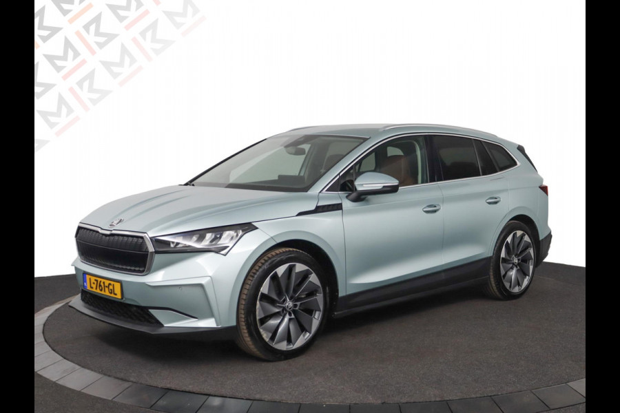Škoda ENYAQ iV 60|Warmtepomp|Leer|Stoelverwarming|Trekhaak|SOH 92%|