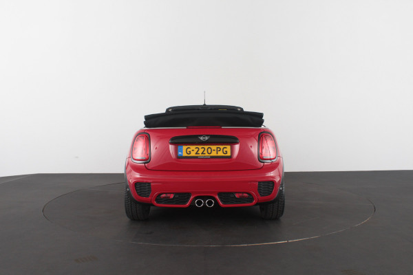 MINI Cabrio 2.0 Cooper S John Cooper Works > 192pk/H&K/Head-up/18inch/Chili red/Aerodynamica Kit...