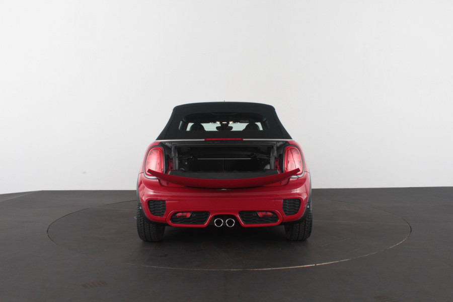 MINI Cabrio 2.0 Cooper S John Cooper Works > 192pk/H&K/Head-up/18inch/Chili red/Aerodynamica Kit...