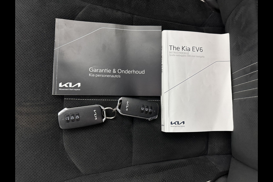 Kia Ev6 GT-Line 77.4 kWh (3-Fase-11kW) {SOH-98%} (INCL-BTW) Aut. *HEATPUMP | PANO | HEAD-UP | LEATHER-ALCANTARA | ADAPTIVE-CRUISE | DIGI-COCKPIT | MERIDIAN-AUDIO | MEMORYPACK | FULL-LED | KEYLESS | TOPVIEW | DAB | BLINDSPOT | NAVI-FULLMAP |