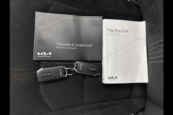 Kia Ev6 GT-Line 77.4 kWh (3-Fase-11kW) {SOH-98%} (INCL-BTW) Aut. *HEATPUMP | PANO | HEAD-UP | LEATHER-ALCANTARA | ADAPTIVE-CRUISE | DIGI-COCKPIT | MERIDIAN-AUDIO | MEMORYPACK | FULL-LED | KEYLESS | TOPVIEW | DAB | BLINDSPOT | NAVI-FULLMAP |