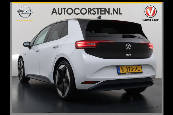 Volkswagen ID.3 First MAX 62kWh SOH 90% Panoramadak Ergo Active Stoelen Navi Pro Ecc Adap.Cruise Heads-Up Display Camera Pdc Lmv 20" Apple Carplay Android Auto Origineel Nederlandse Auto Zeer luxe uitvoering