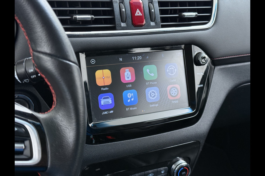 Jac iEV7 S 39kWh Automaat Leder 360°Camera Navi via Apple Carplay Android Auto Ecc Cruise Control Pdc Stoelverwarming Lmv Isofix Bluetooth Complete en Compacte EV