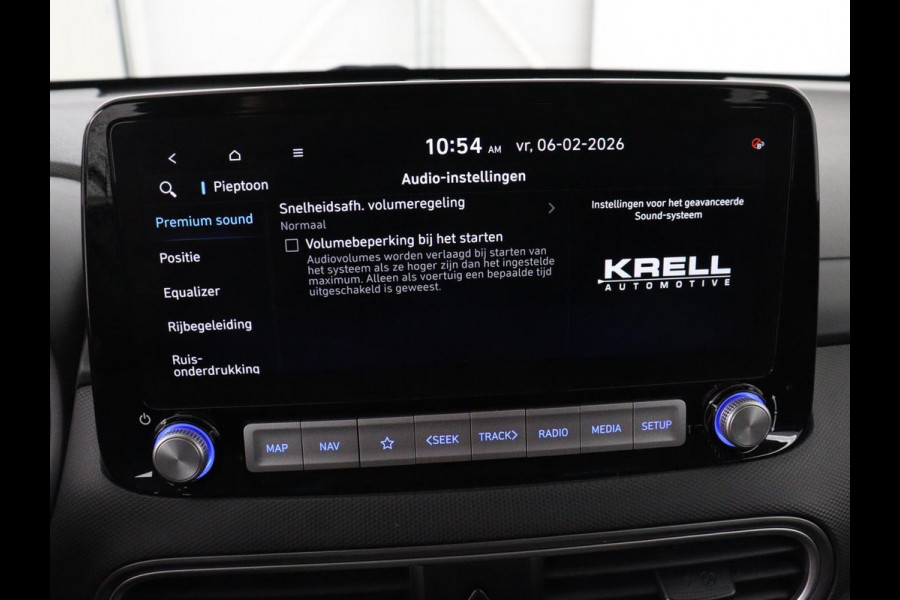 Hyundai Kona EV Comfort 64 kWh | SOH 100% | 3 Fase | Adaptive cruise | Krell Audio | Warmtepomp | Keyless | Camera | Carplay | Navigatie