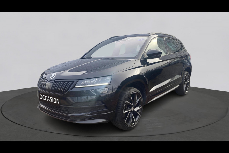 Škoda Karoq 1.5 TSI ACT 150pk DSG Sportline Business Panorama Trekhaak Camera Stoelverwarming Carplay