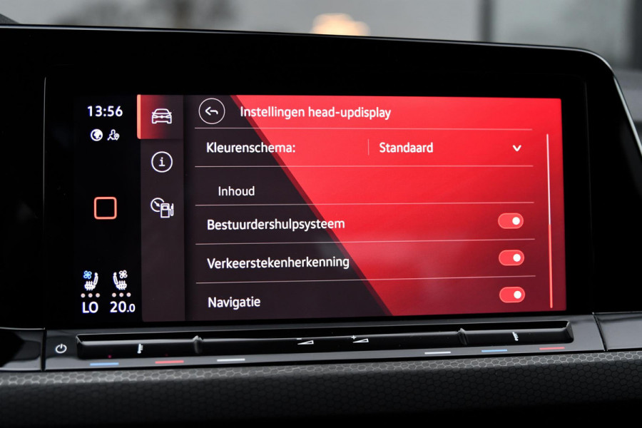 Volkswagen Golf 2.0 GTD. Leder, Koeling, Memory, HUD, Keyless, Camera, H/K, ACC, Stuurvw, IQ Light, Trekh, Sfeer, CarPlay!