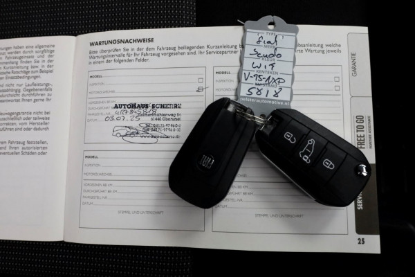 Fiat Scudo 2.0 Diesel 180pk Automaat L3 Airco/Navi/Camera 09-2024