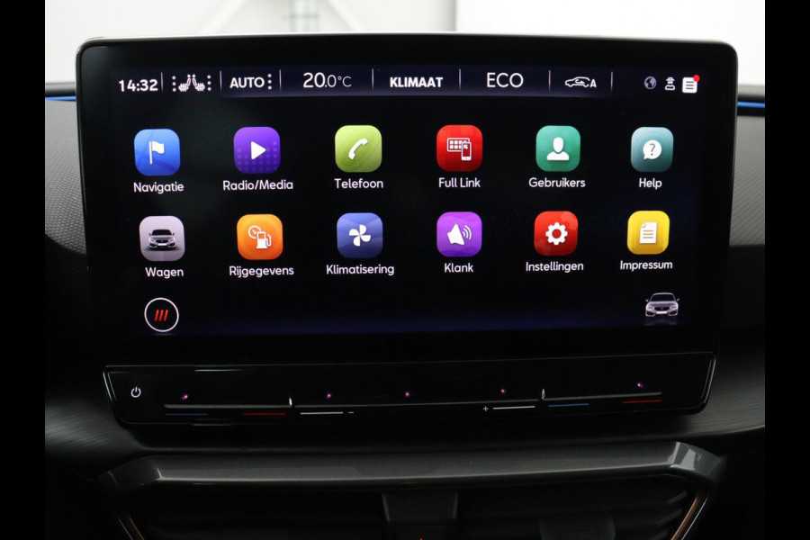 CUPRA Leon 1.4 eHybrid | Stoelverwarming | Adaptive cruise | Navigatie | Sportstoelen | Stuurverwarming | Parkeerhulp | Full LED | Keyless | Half leder | PHEV | Plug In