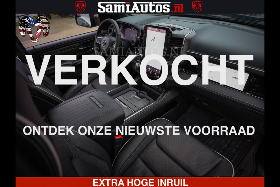 Dodge Ram COBRA EDITION | 1500 Limited Night High Output 540HP 706Nm | Massage + Full Option | De Meest Luxe en Volle Pick-Up in zijn Klas Comfortabele Dubbele Cabine met Royale 5 Zitplaatsen | BPM vrij | Nu Leverbaar uit Voorraad | Voorraad Nr 2292 - 5178 | Cobra package is meerprijs |