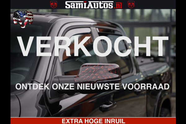Dodge Ram COBRA EDITION | 1500 Limited Night High Output 540HP 706Nm | Massage + Full Option | De Meest Luxe en Volle Pick-Up in zijn Klas Comfortabele Dubbele Cabine met Royale 5 Zitplaatsen | BPM vrij | Nu Leverbaar uit Voorraad | Voorraad Nr 2292 - 5178 | Cobra package is meerprijs |